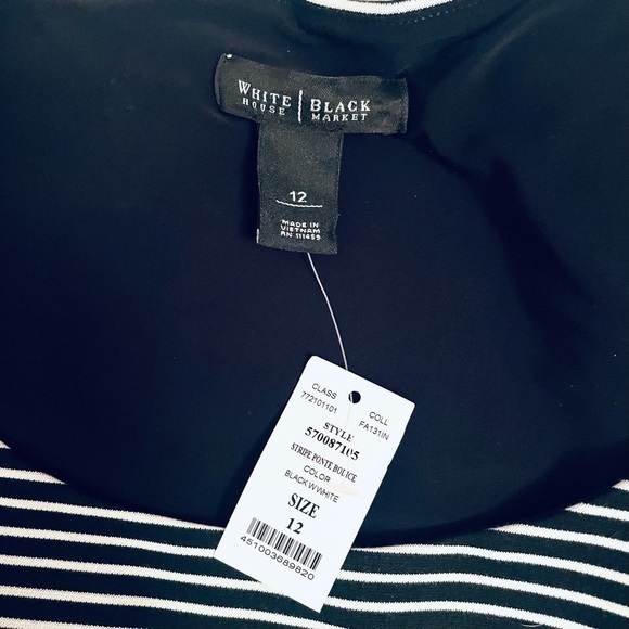 NWT White House Black Market Work Top - Size 12 women Blouse - Picture 8 of 17